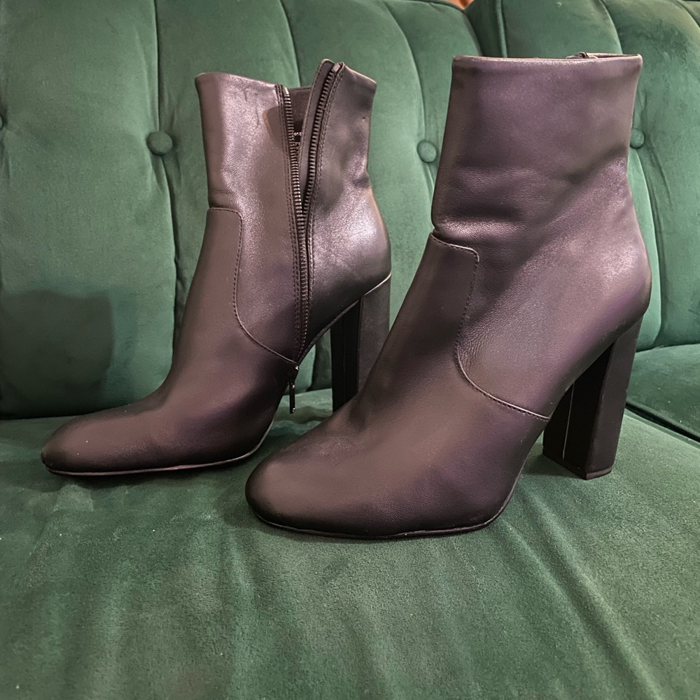 Steve Madden Leather Ankle Boots
